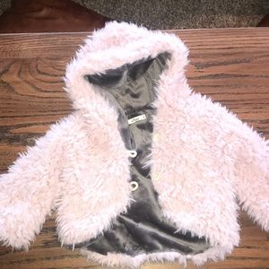 6-12 “oh baby” furry coat 💖